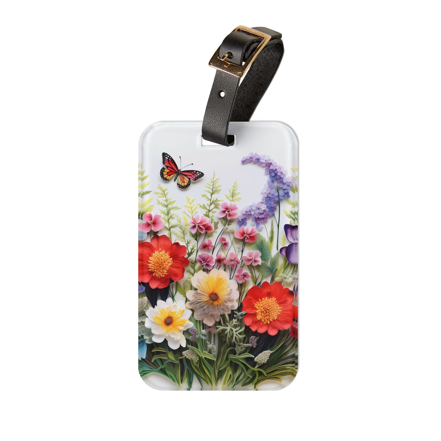 Serene Sunlit Meadow Acrylic Luggage Tag - Carry the Beauty of Nature with the Serene Sunlit Meadow Acrylic Luggage Tag!
