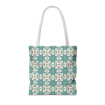 Desert Cactus Star Tile Tote Bag - Carry Southwest Charm Wherever You Go! Available in 3 sizes.