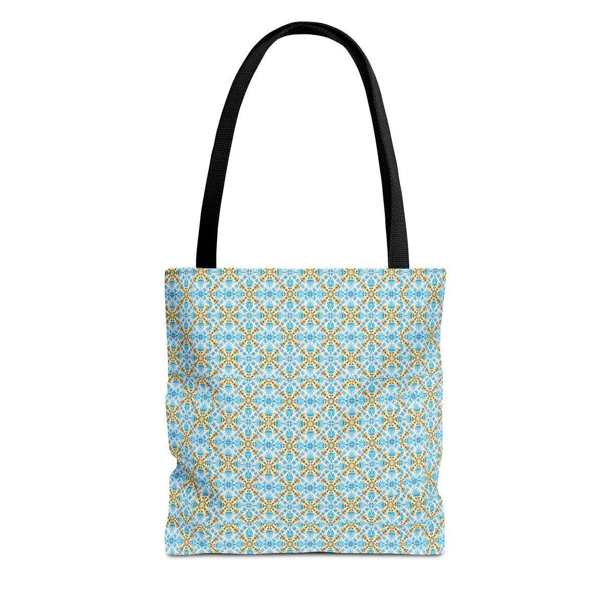 Mediterranean Mosaic Tote Bag - Cool, Calm, Collected - Carry Mediterranean Charm Everywhere! Available in 3 sizes.