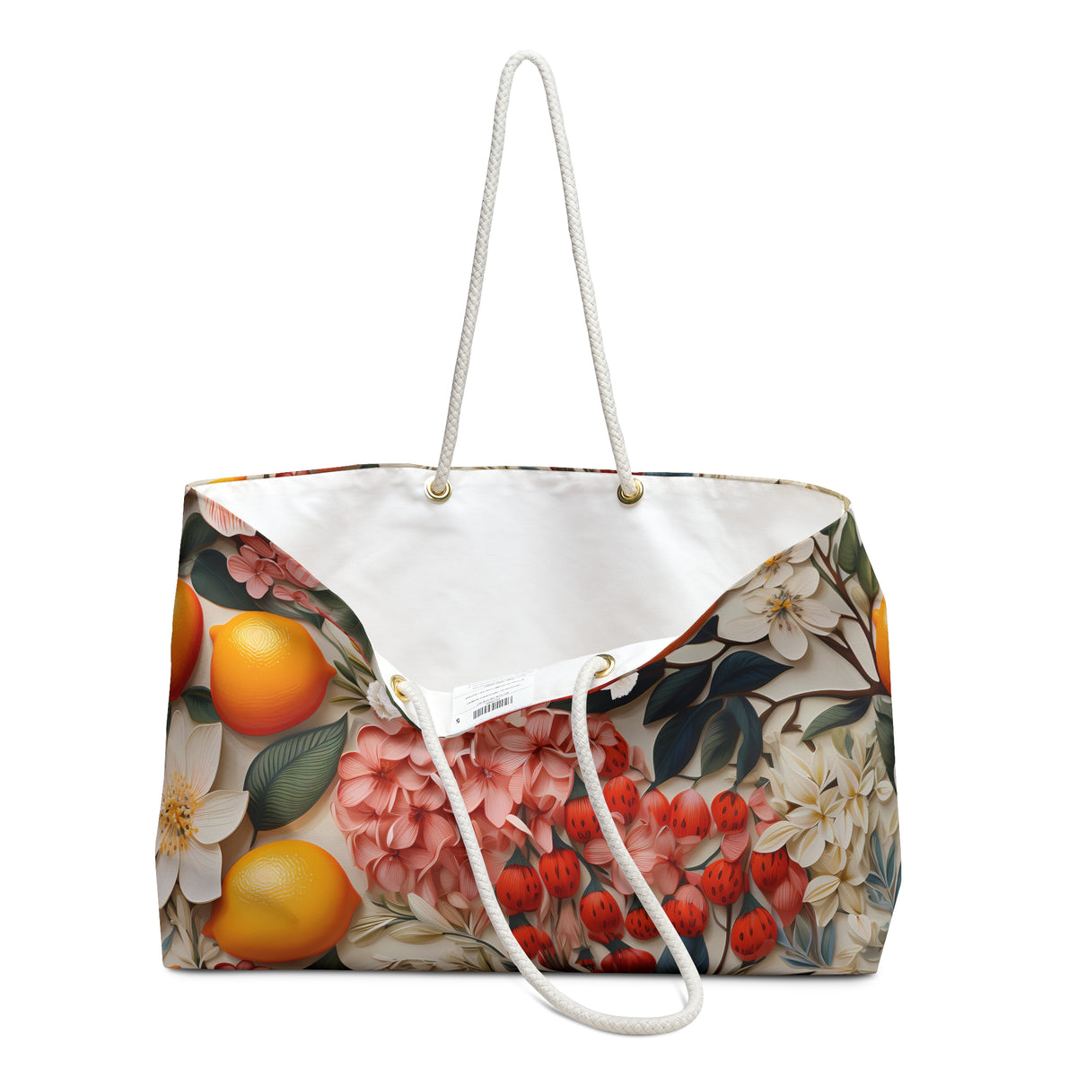 Citrus in Bloom Weekender Bag - Coastal, Trailer & Camping Getaways.