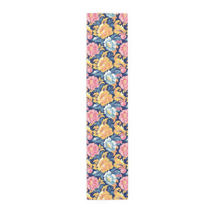 Chintz Charm Table Runner - Cotton Twill - Available in 2 sizes: 16" x 72" and 16" x 90".
