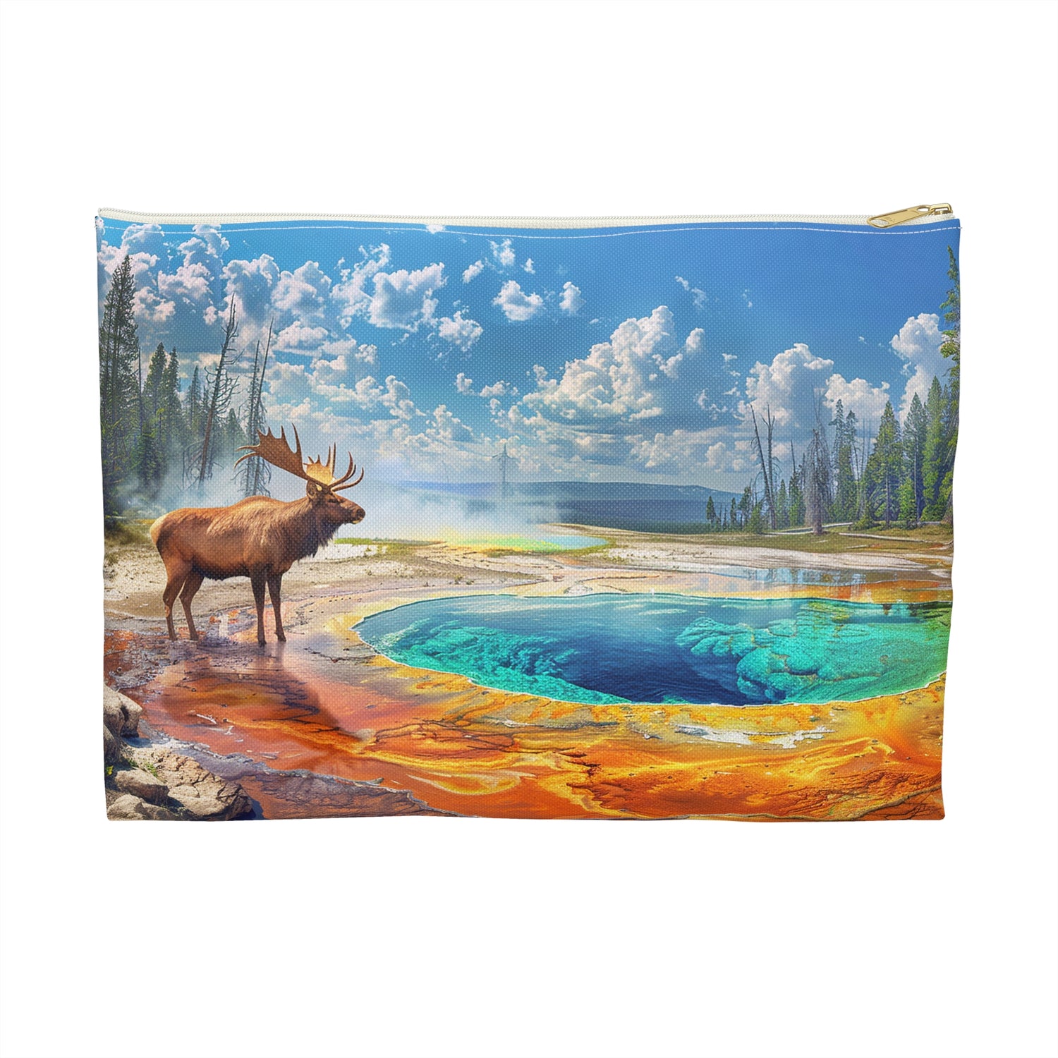 Yellowstone Serenity Accessory Pouch - Carry the Beauty of Yellowstone With You! Available in 2 sizes.
