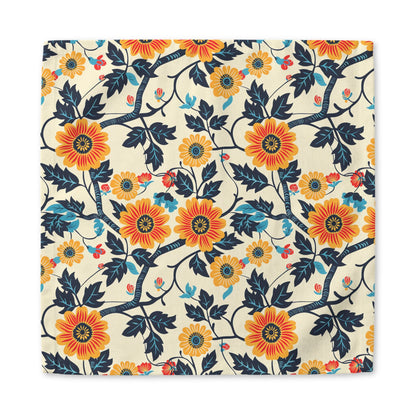 Golden Vine Tapestry cotton twill napkin alternate Printify mockup