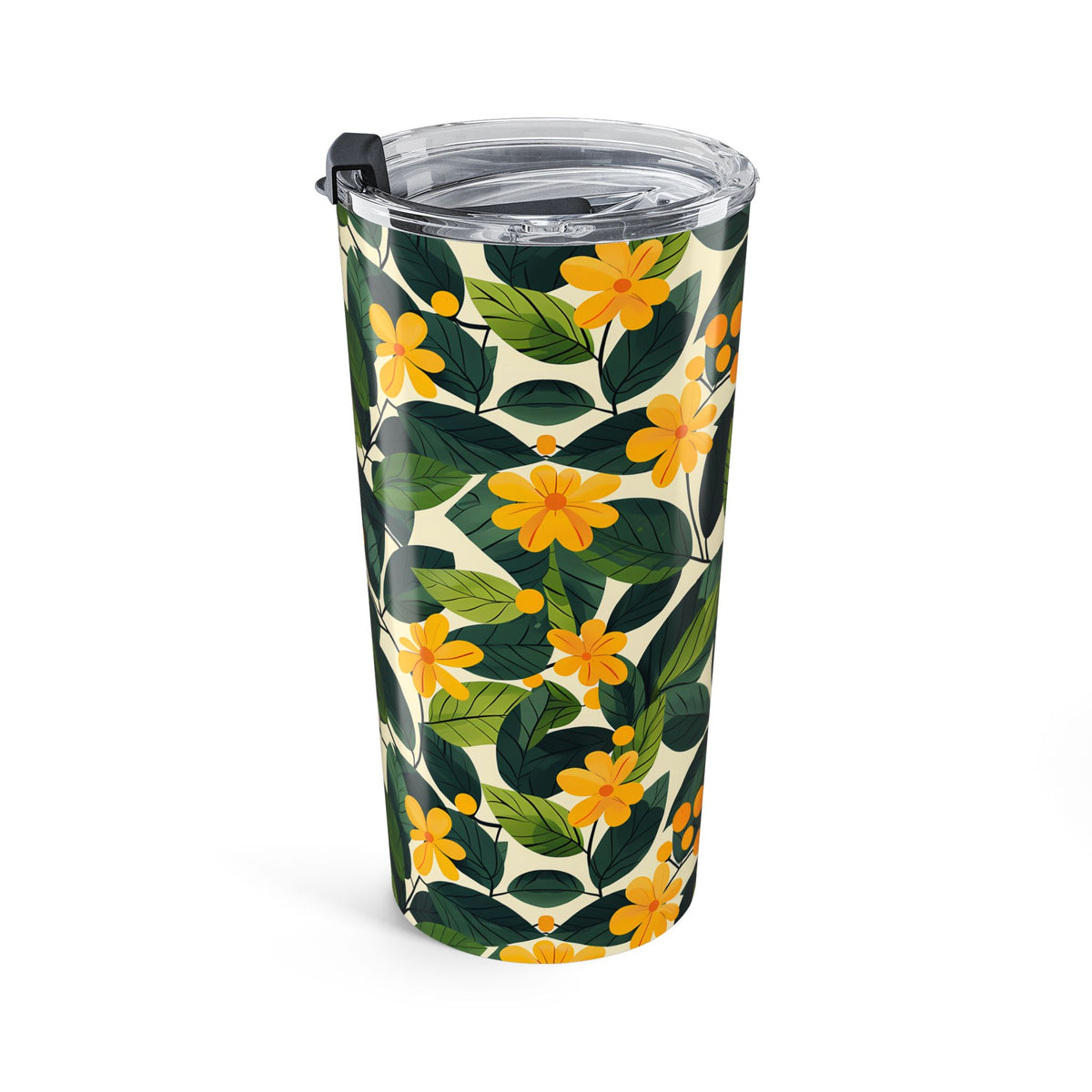 Sunshine Vines Insulated Tumbler - 20 oz. Stainless Steel, Glossy Finish
