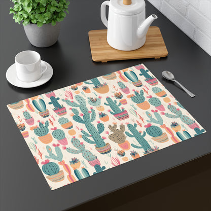 Desert Bloom Boom Placemat - 18" x 14".