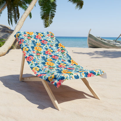 Victorian Vine Romp Luxurious Beach Towel - Available in 2 sizes.