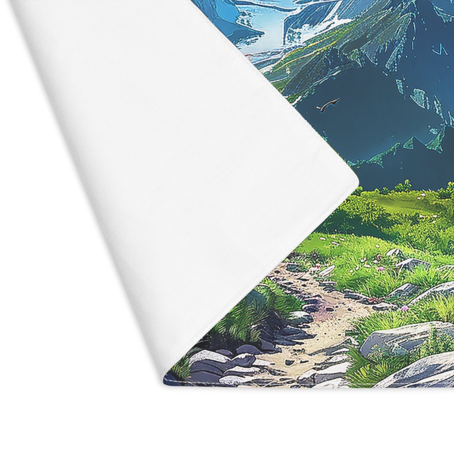 Mountain Hiker's Paradise Placemat - 18" x 14".