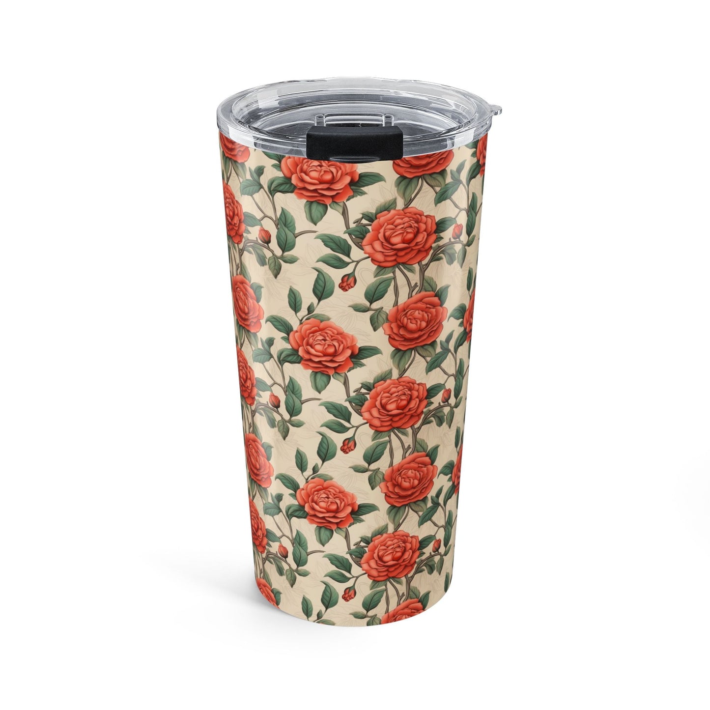 Romantic Rose insulated tumbler front view