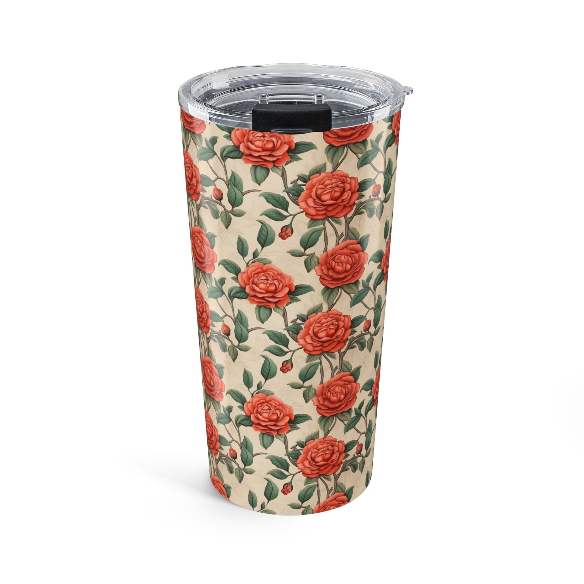 Romantic Rose insulated tumbler front view