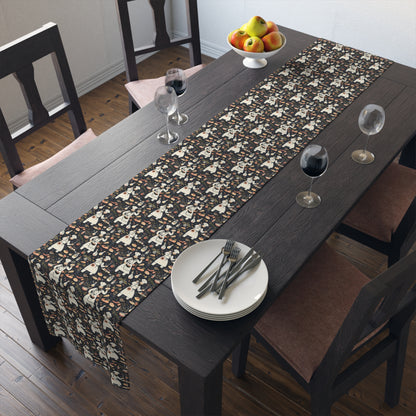 Chef's Delight Table Runner - Cotton Twill - Available in 2 sizes: 16" x 72" and 16" x 90".