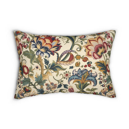 Wordsworth Lumbar Pillow - Spun Polyester - Double-Sided Print - Concealed Zipper - 20 x 14
