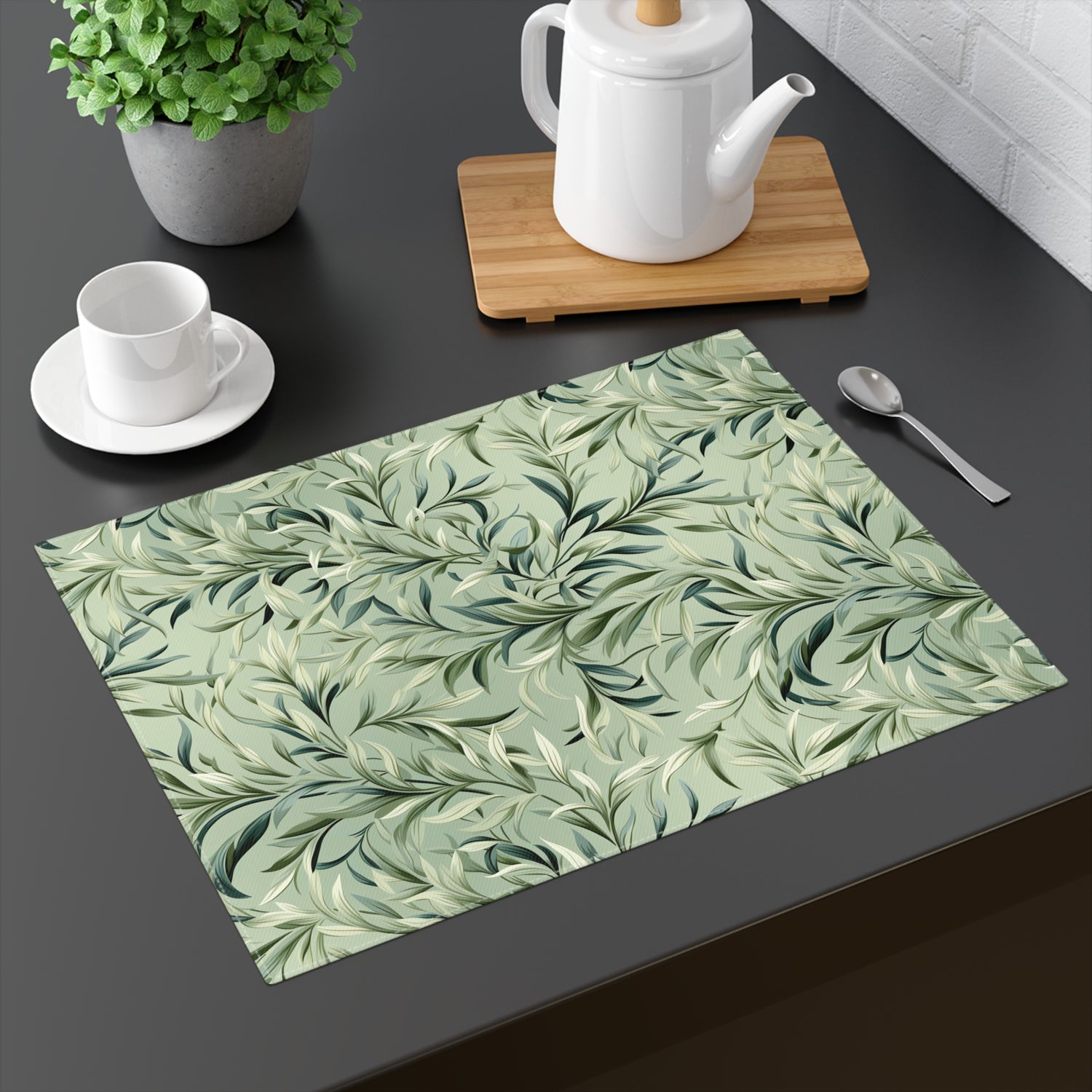 Vintage Vines Placemat - Bring Timeless Elegance to Your Table! Cotton Twill - 18" x 14"