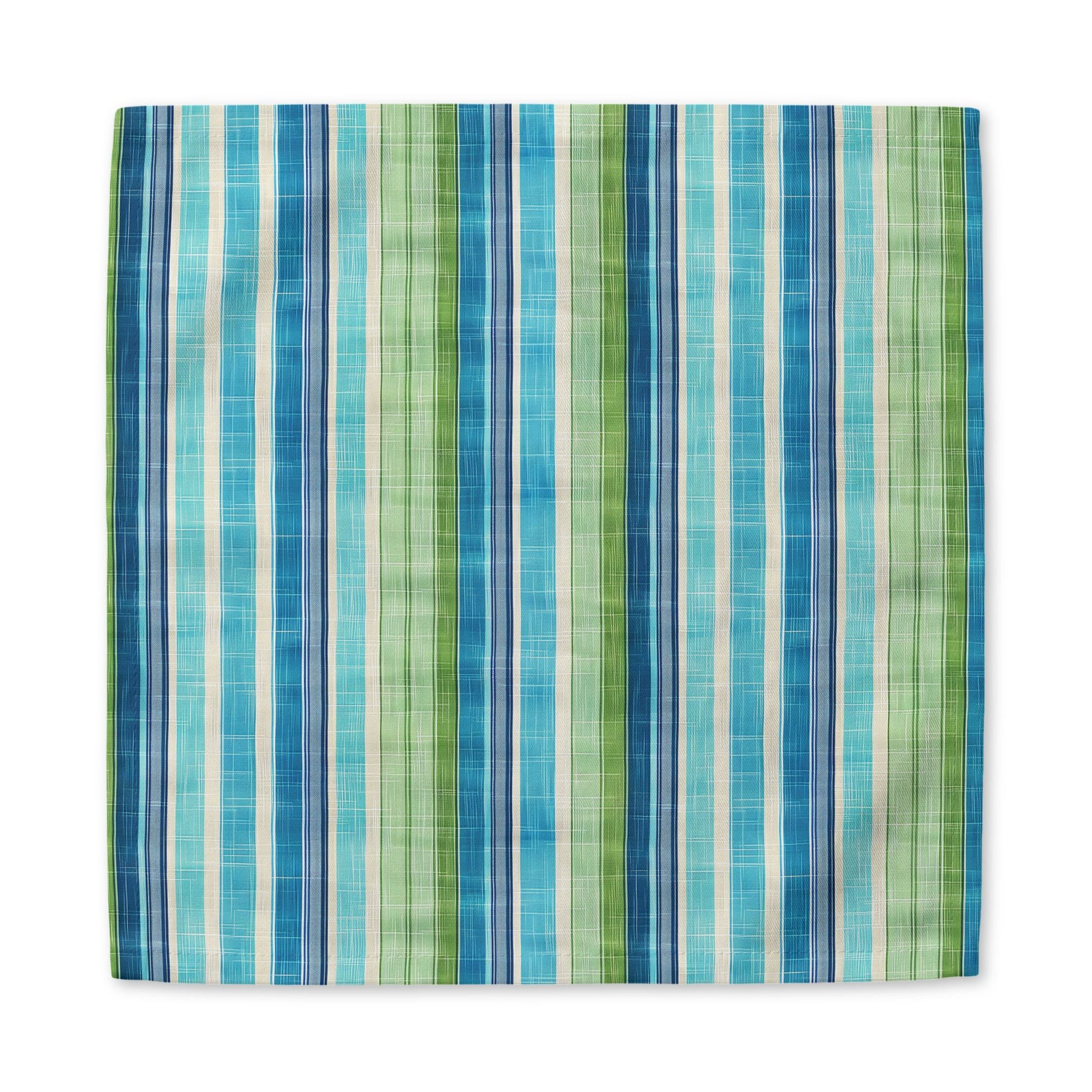 Ocean Whisper Stripes cotton twill napkin