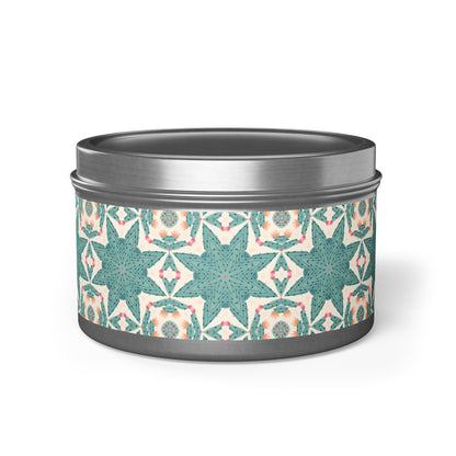 Desert Cactus Star Tin Candle. Southwest Starlight in a Tin. Available in 2 sizes, 3 finishes, and 5 scents.