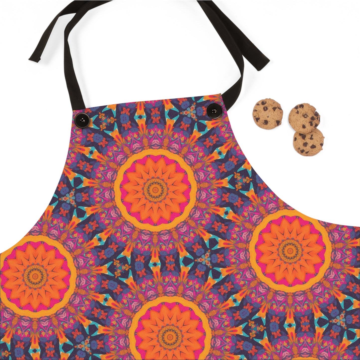 Fiery Mosaic Magic Adult Apron