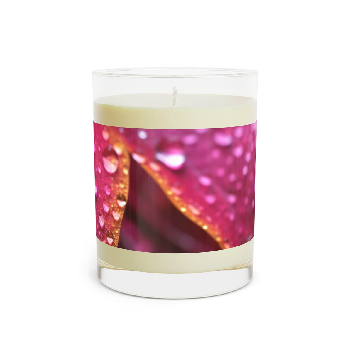 Tropical Dew Leaf 100% Soy Wax Scented Candle - 11 oz. Full-Glass, Phthalate-Free & Lead-Free - Three Fragrance Options
