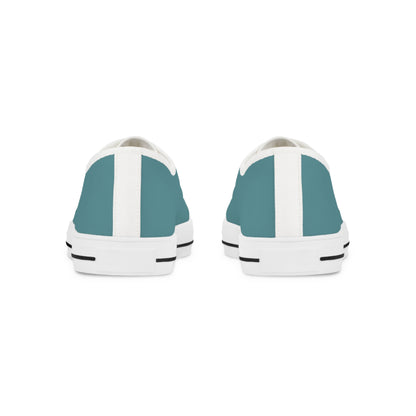 Arctic Ocean Men's Two-Tone Low Top Sneakers - Step into the Arctic – Where Modern Minimalism Meets Cool Elegance!