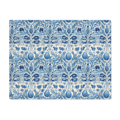Dutch Blue Tulip Placemat - 18" x 14".
