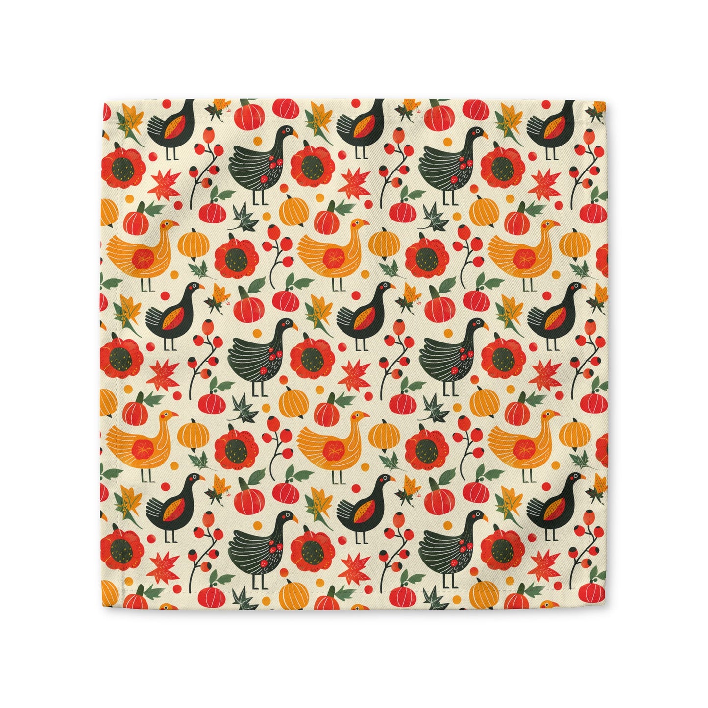 Turkey Trot Harvest cotton twill napkin