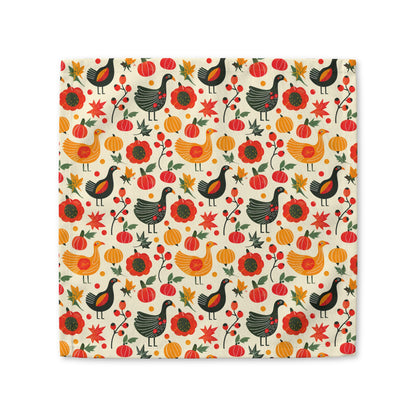 Turkey Trot Harvest cotton twill napkin