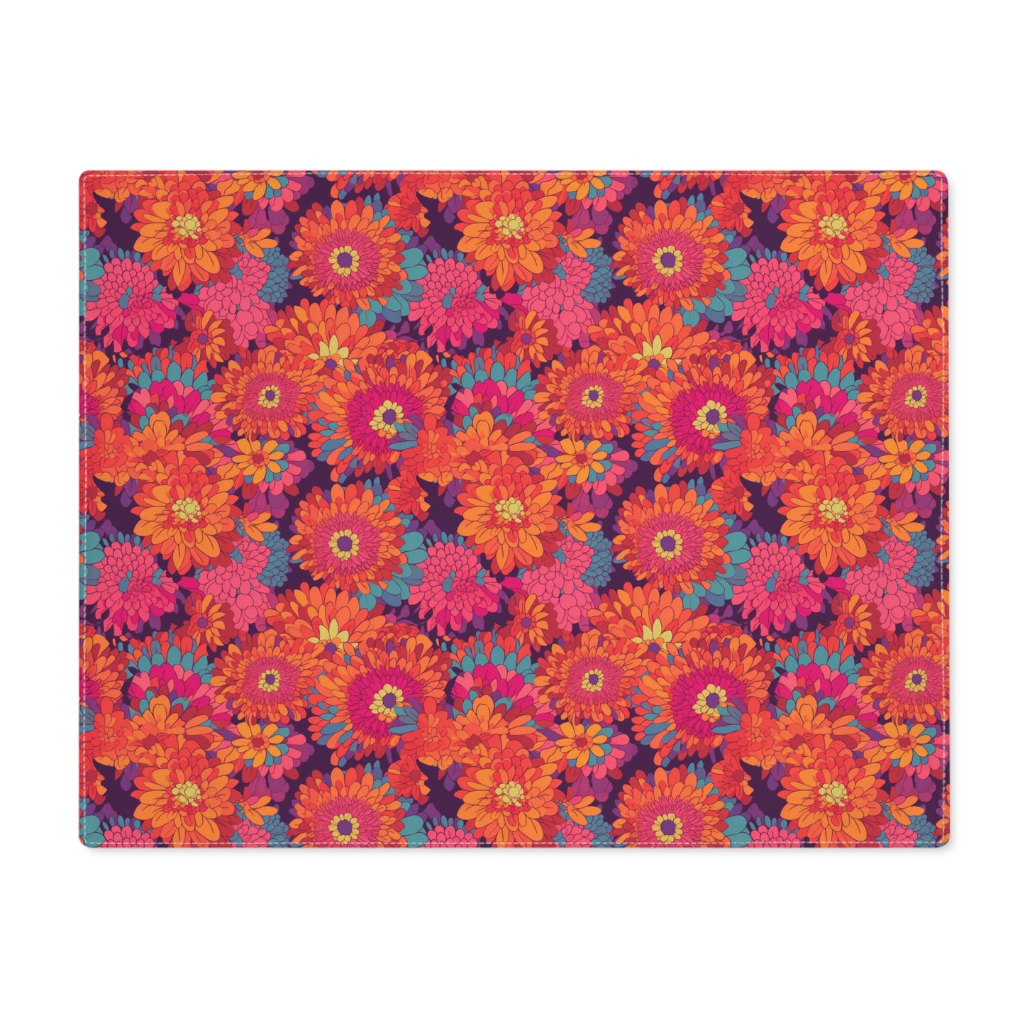 On Fire Flower Power Placemat - 18" x 14".