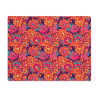 On Fire Flower Power Placemat - 18" x 14".