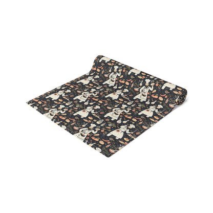 Chef's Delight Table Runner - Cotton Twill - Available in 2 sizes: 16" x 72" and 16" x 90".
