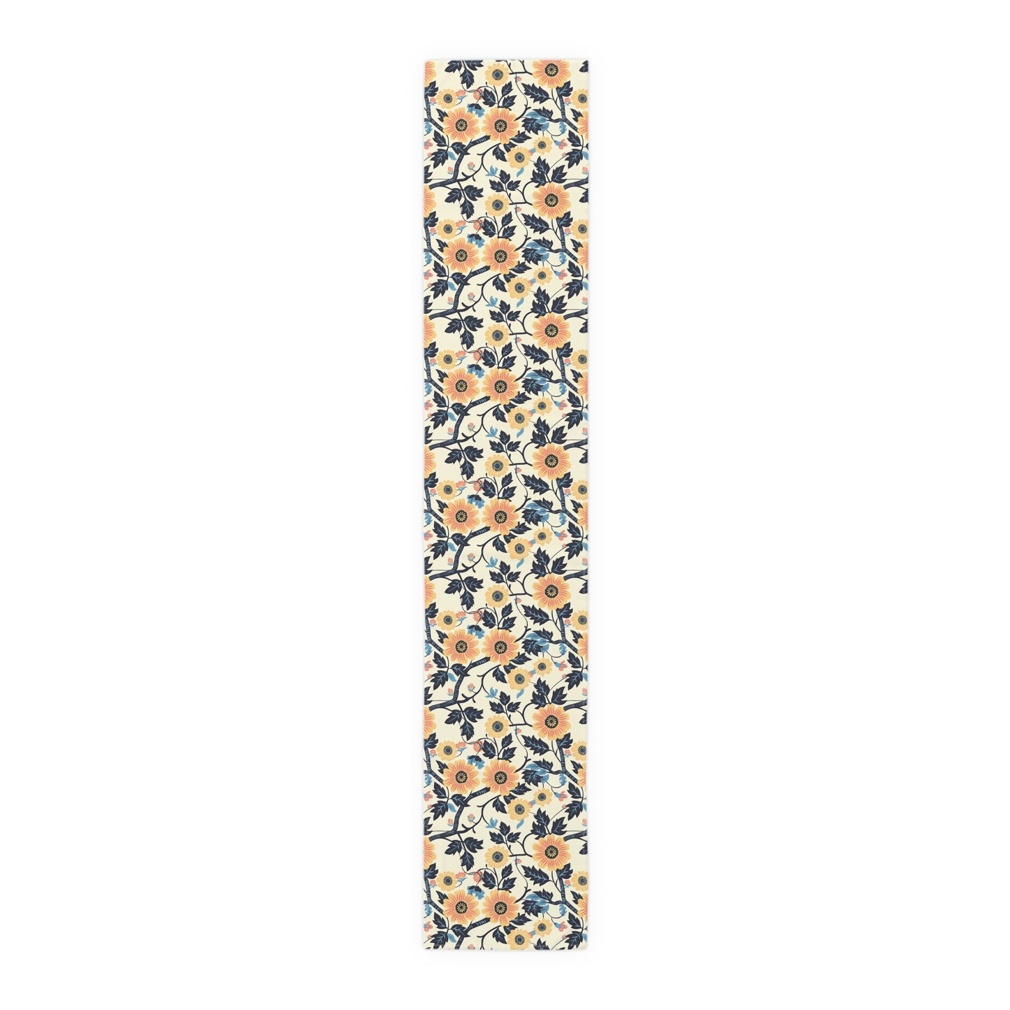 Golden Vine Tapestry Table Runner - Cotton Twill - Available in 2 sizes: 16" x 72" and 16" x 90".