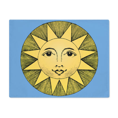Vintage Sun Placemat - Brighten Your Table with Timeless Sunshine! Cotton Twill - 18" x 14"