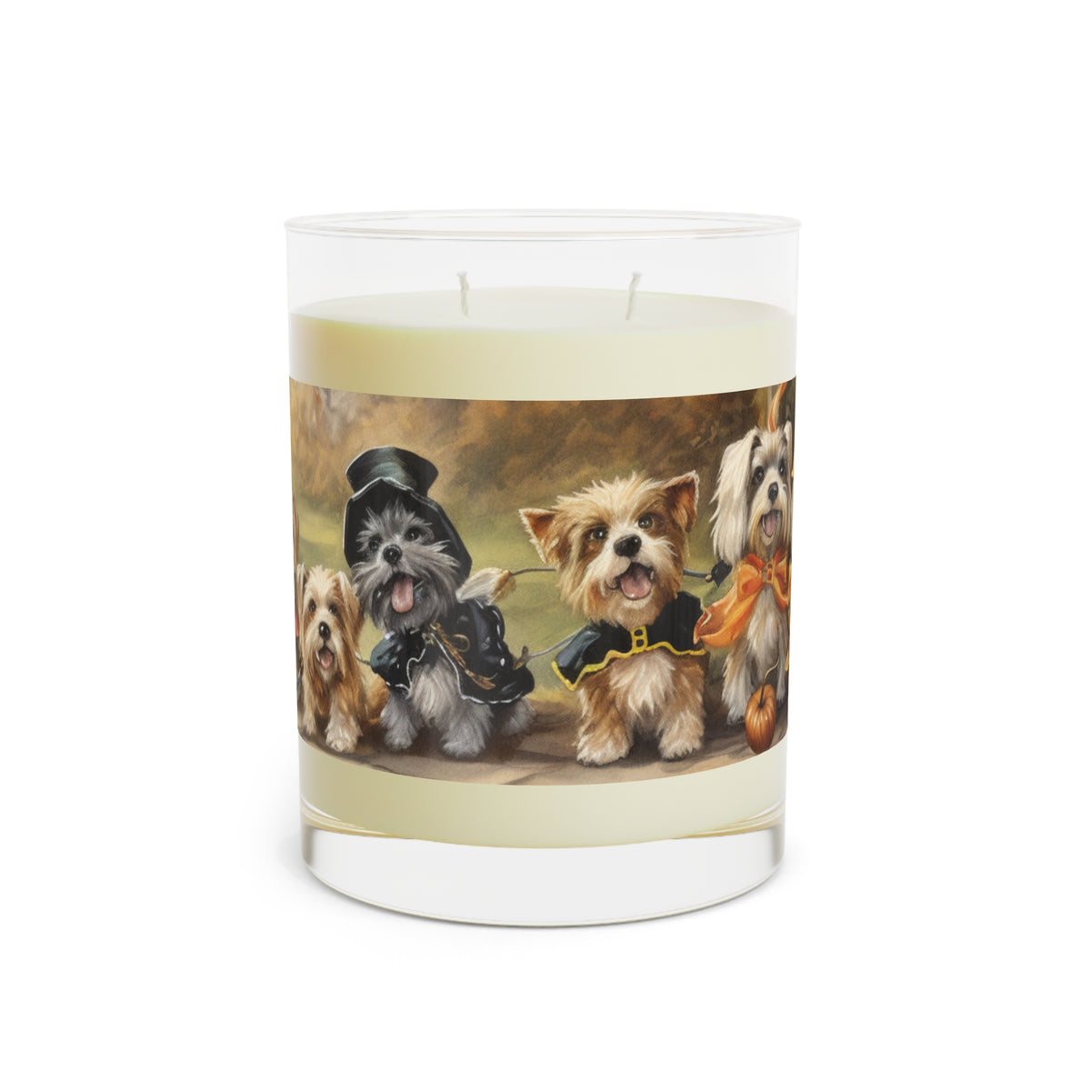 Vintage Halloween Dog 100% Soy Wax Scented Candle - 11 oz. Full-Glass, Phthalate-Free & Lead-Free - Three Fragrance Options