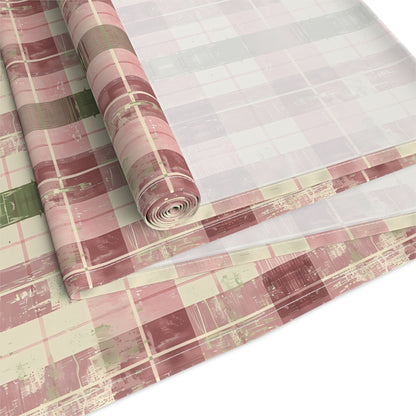 Spring Serenade Plaid Table Runner - Cotton Twill - Available in 2 sizes: 16" x 72" and 16" x 90".