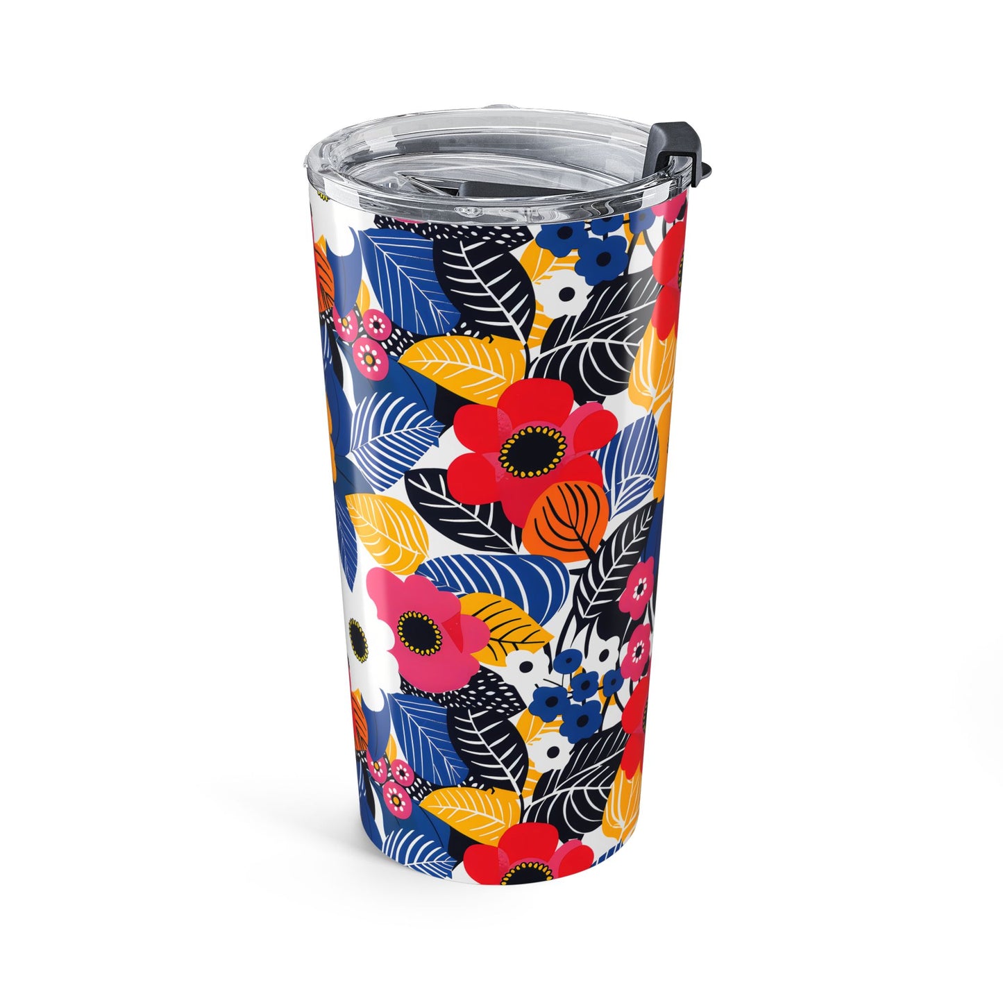 Blossom Burst Insulated Tumbler - 20 oz. Stainless Steel, Glossy Finish
