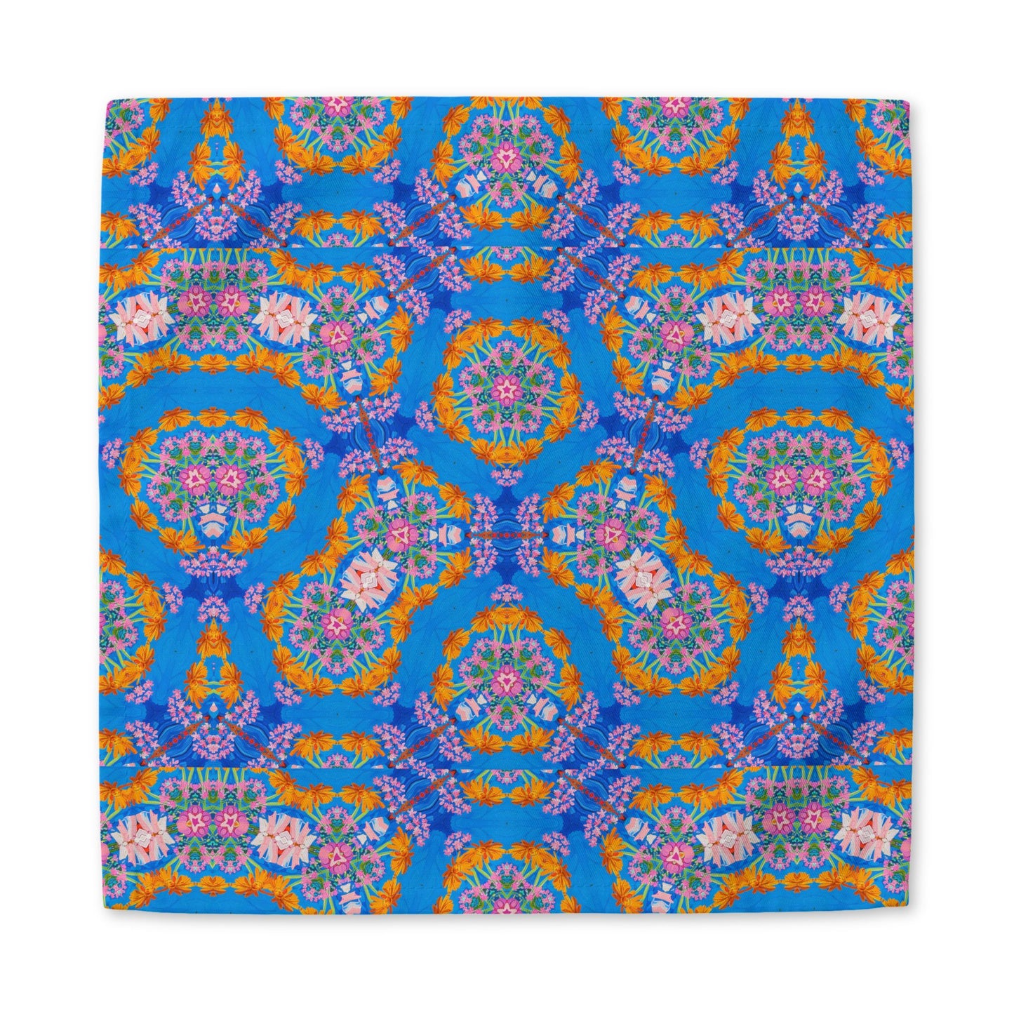 GeoPetals Cotton Twill Napkin - Available in 2 sizes: 10'' x 10'' and 22'' x 22''.