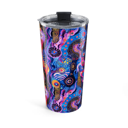 Purple Craziness Insulated Tumbler - 20 oz. Stainless Steel, Glossy Finish