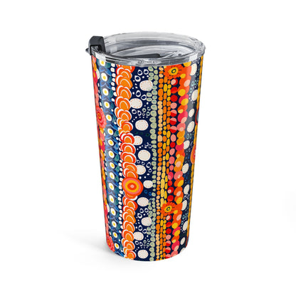 Dotty Delight Insulated Tumbler - 20 oz. Stainless Steel, Glossy Finish