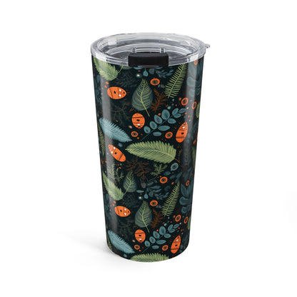 Mysterious Ferns Insulated Tumbler - 20 oz. Stainless Steel, Glossy Finish