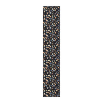 Galactic Space Rocket Romp Table Runner - Cotton Twill - Available in 2 sizes: 16" x 72" and 16" x 90".