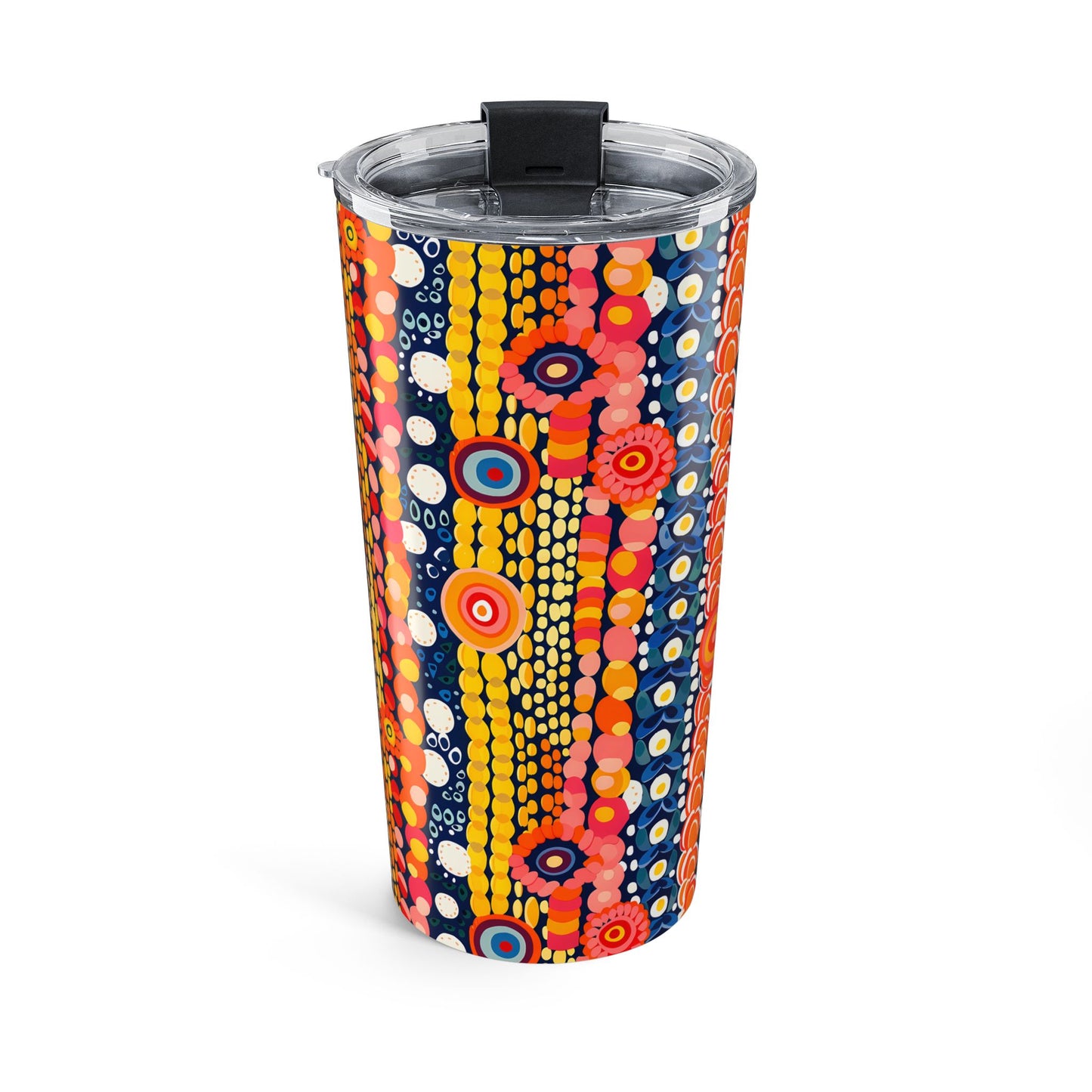 Dotty Delight Insulated Tumbler - 20 oz. Stainless Steel, Glossy Finish