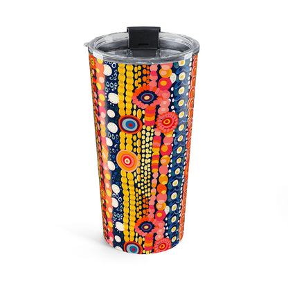 Dotty Delight Insulated Tumbler - 20 oz. Stainless Steel, Glossy Finish