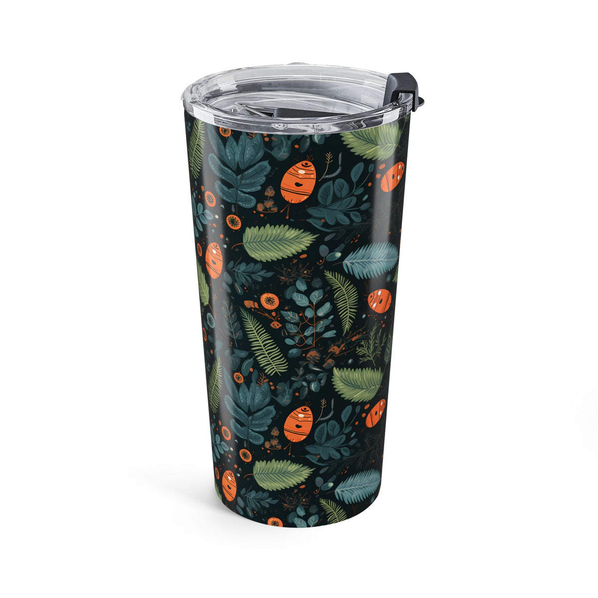 Mysterious Ferns Insulated Tumbler - 20 oz. Stainless Steel, Glossy Finish