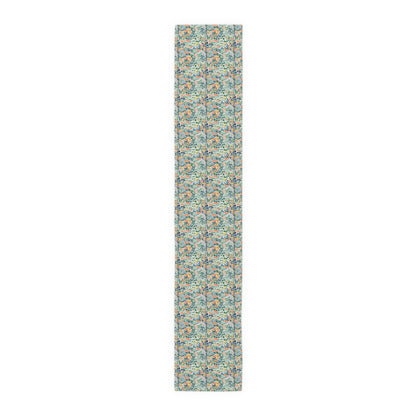 Modern Citrus Tree Table Runner - Cotton Twill - Available in 2 sizes: 16" x 72" and 16" x 90".