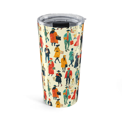 Literary People Insulated Tumbler - 20 oz. Stainless Steel, Glossy Finish