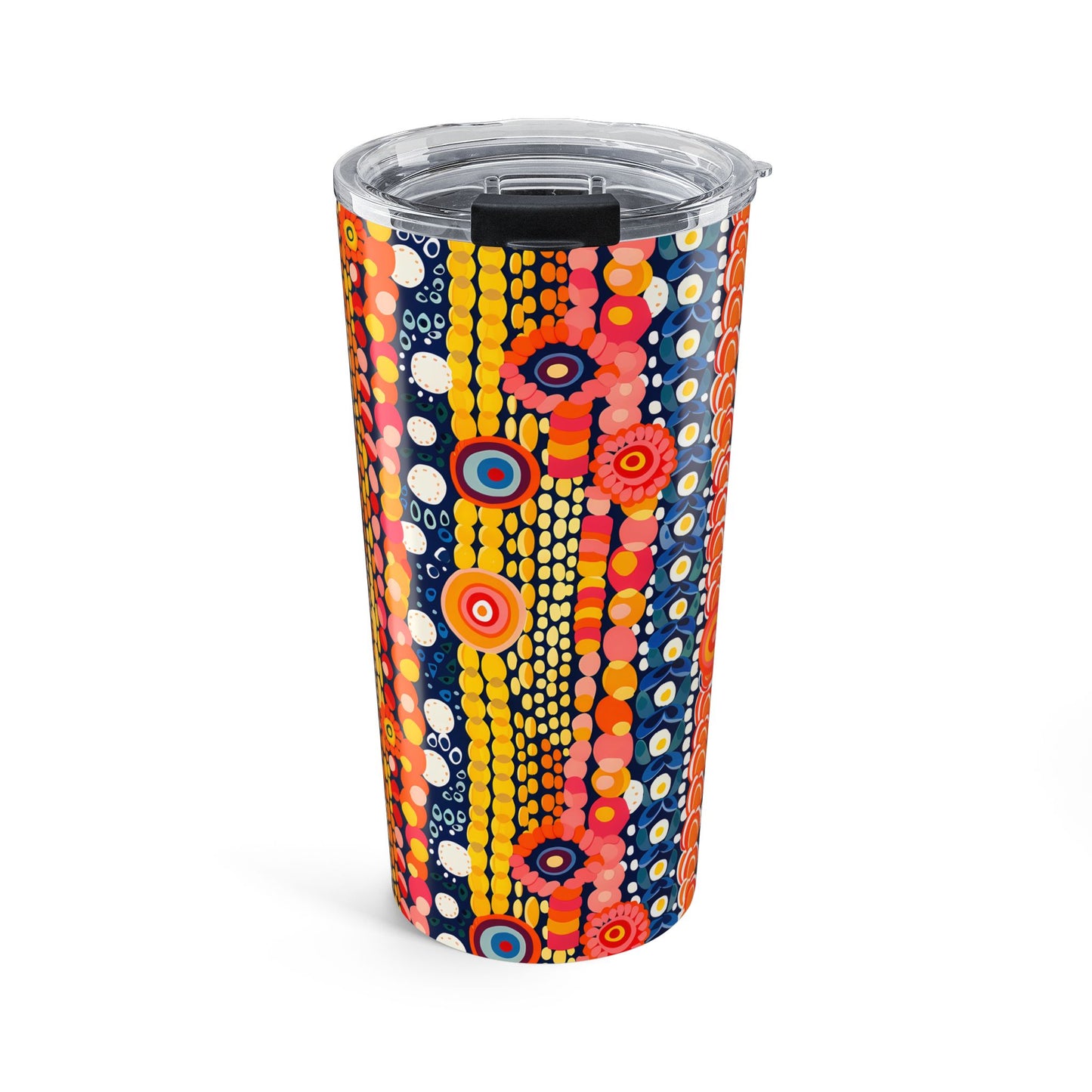 Dotty Delight Insulated Tumbler - 20 oz. Stainless Steel, Glossy Finish