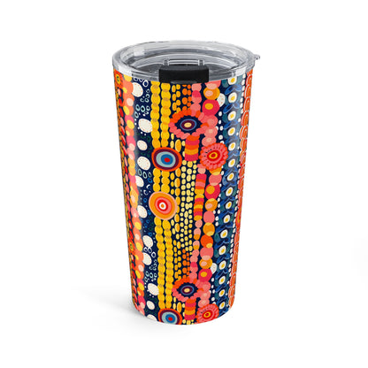 Dotty Delight Insulated Tumbler - 20 oz. Stainless Steel, Glossy Finish