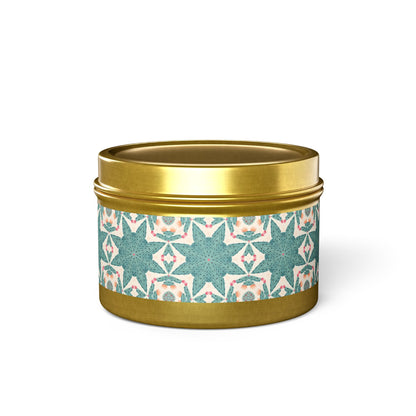 Desert Cactus Star Tin Candle. Southwest Starlight in a Tin. Available in 2 sizes, 3 finishes, and 5 scents.