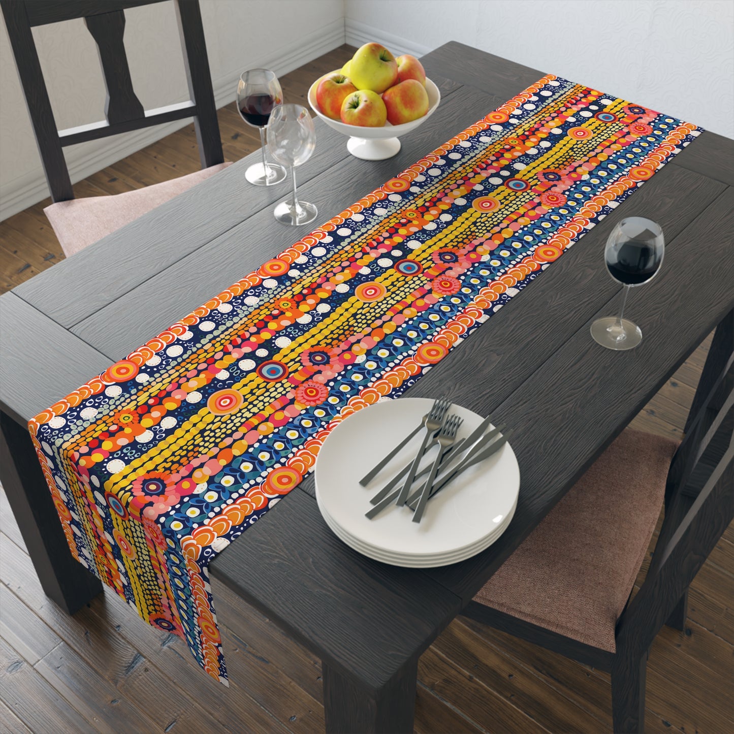 Dotty Delight Table Runner - Bring the Fun to Your Table with a Pop of Dots! Available in 2 sizes.