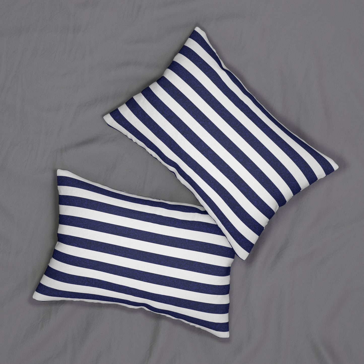 Classic Stripes Celebration Lumbar Pillow - Spun Polyester - Double-Sided Print - Concealed Zipper - 20" x 14"