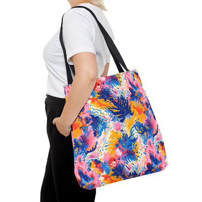 Splatter Blossom Tote Bag - Make a Splash with Every Step! Available in 3 sizes.