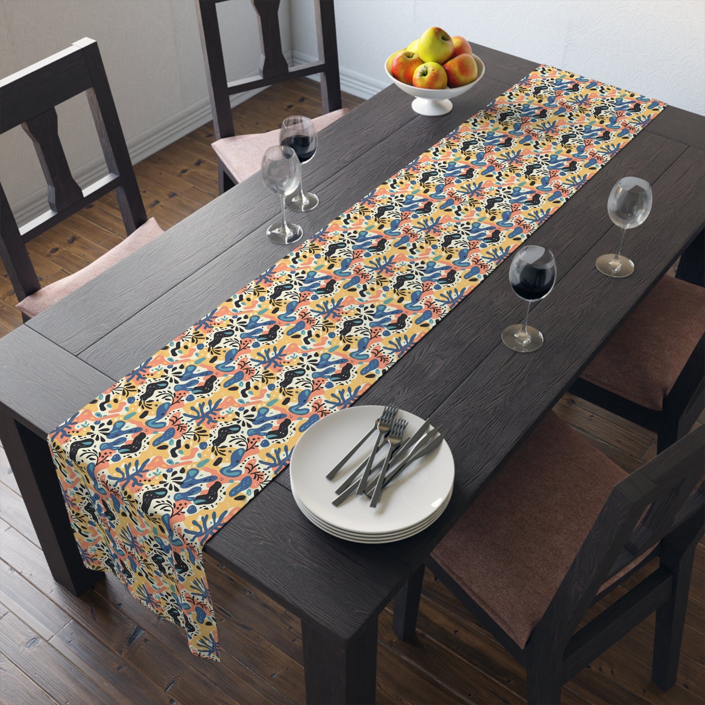 Spice of Life Table Runner - Cotton Twill - Available in 2 sizes: 16" x 72" and 16" x 90".