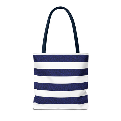 Classic Stripes Celebration Tote Bag — Nautical Canvas Shopper
